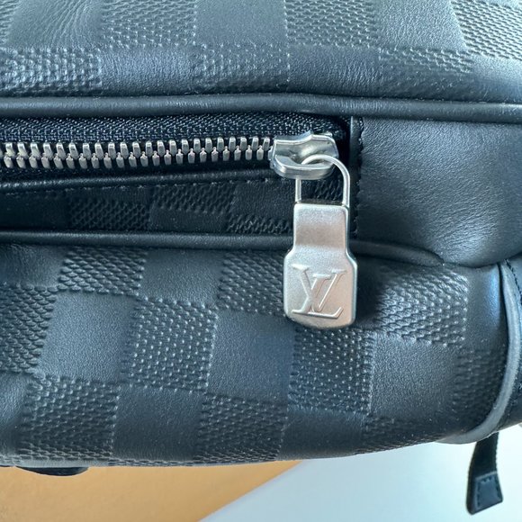 LOUIS VUITTON N40306 Damier Infini Backpack Rucksack Black Men's - Picture 16 of 16